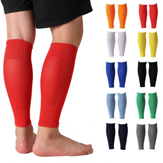 Solid Color Leg Sleeve Running Sports Socks Match Soccer Socks Outdoor Exercise Calf Compression Sleeve Solid Color Leg Sleeve Running Sports Socks Match Soccer Socks Outdoor Exercise Calf Compression Sleeve